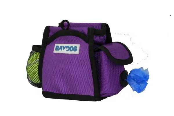 1ea Baydog Purple Frisco Treat Pouch - Hard Goods